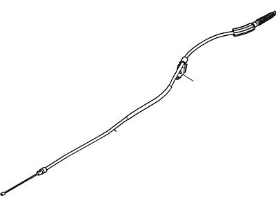Mercury Mountaineer Parking Brake Cable - 7L2Z-2A635-C