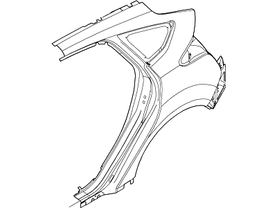 Ford CM5Z-5827841-A Panel - Body Side - Rear