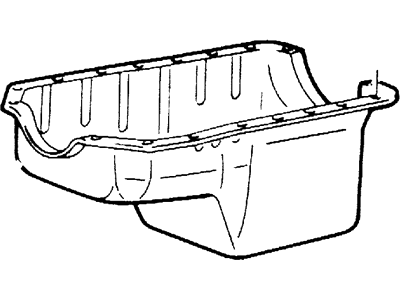 Lincoln Continental Oil Pan - F68Z-6675-AB