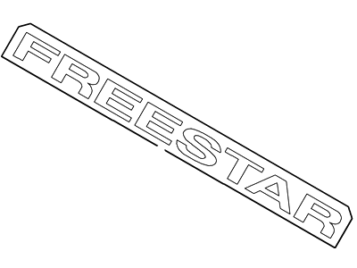 2006 Ford Freestar Emblem - 4F2Z-1742528-FA