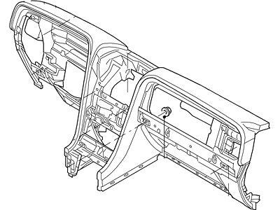 Ford 4C5Z-7804320-HAB Panel - Instrument