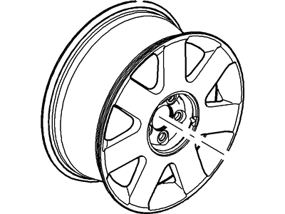 Ford 3W4Z-1007-AA Wheel Assembly