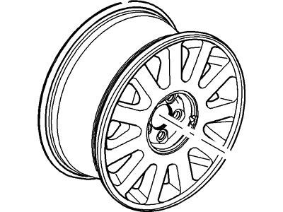 Ford 4W4Z-1007-EA Wheel Assembly
