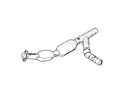 Ford 6C2Z-5E212-AA Catalytic Converter Assembly
