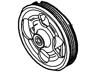 Ford 9G1Z-3A733-A Pulley - Power Steering