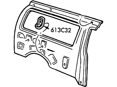 Ford 8C2Z-1527864-A Panel Assembly - Body Side Inner