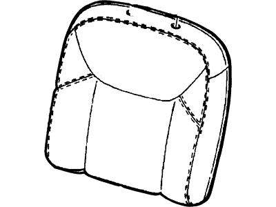 Ford 1W1Z-5464417-DAB Seat Back Cover Assembly