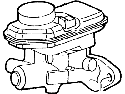 1994 Ford Taurus Brake Master Cylinder - F1DZ2140B