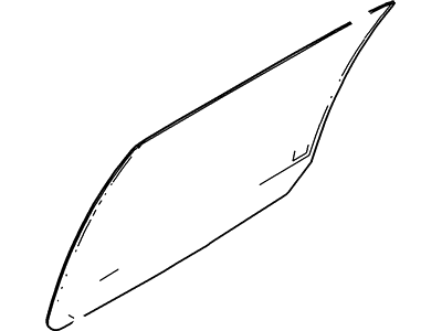 Ford 8A4Z-7425713-A Glass - Rear Door