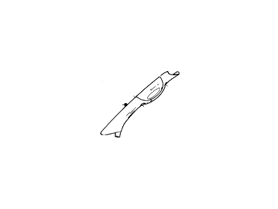 Ford 4L3Z-1503599-AAC Moulding - Windshield