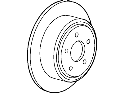 Ford 3L2Z-2C026-AA Rotor Assembly - Brake