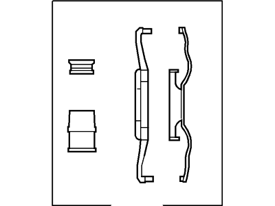 Ford 5U2Z-2321-J Kit - Brake Pad Attachment