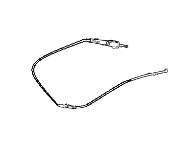 2003 Ford Focus Accelerator Cable - 2M5Z-9A758-AA