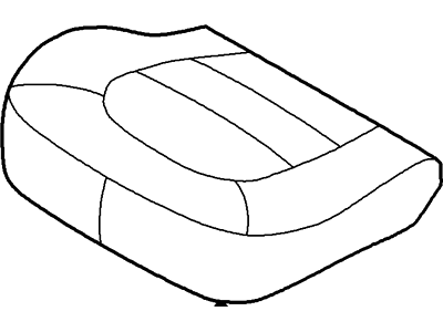Ford 6C3Z-3663805-BA Rear Seat Cushion Cover Assembly