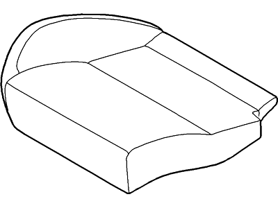 Ford CV6Z-5863805-LC Rear Seat Cushion Cover Assembly