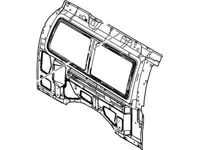 Ford 6C2Z-1527864-A Panel Assy - Body Side Inner