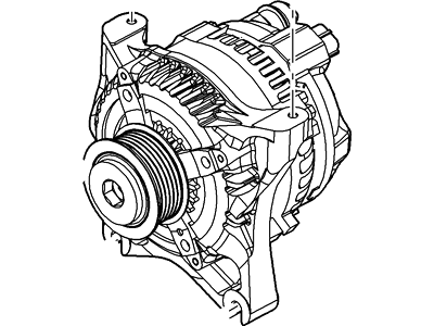 Ford 6R3Z-10346-DA Alternator Assembly
