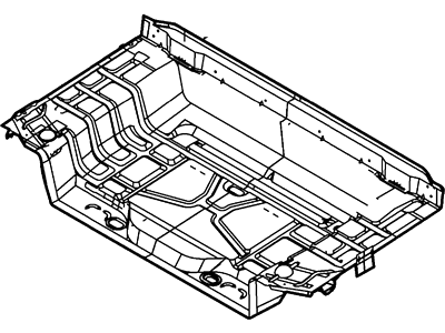 Ford 3W7Z-5411215-AA Pan Assembly - Floor