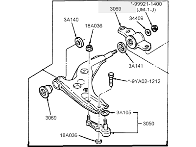 Ford F8CZ-3079-AA Arm Assembly - Front Suspension