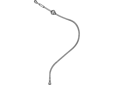 Ford F1CZ-9A820-A Control Cable Assembly