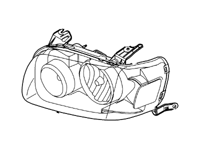 Ford 7L8Z-13008-DCP Headlamp Assembly