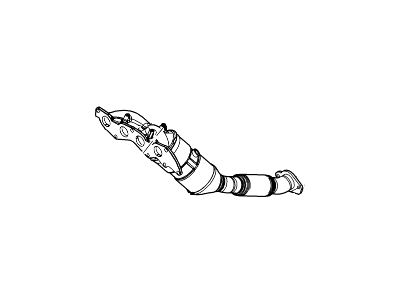 2011 Ford Focus Catalytic Converter - AS4Z-5G232-F