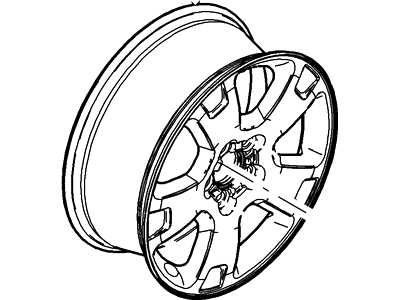 Ford 5F9Z-1007-D Wheel Assembly