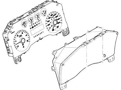 Ford F-350 Super Duty Instrument Cluster - AC3Z-10849-EB