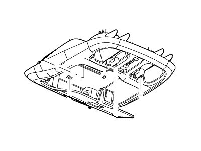 Ford YL8Z-78519A70-DAA Console Assembly - Overhead