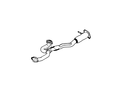 2012 Lincoln MKS Exhaust Pipe - BG1Z-5G274-A