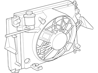 Ford 3W1Z-8005-AH Radiator Assembly