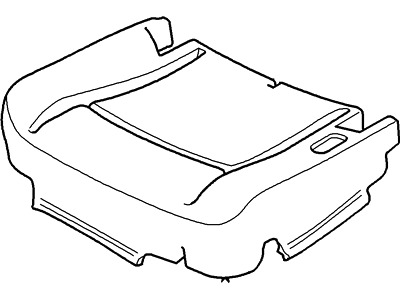 Ford 4W1Z-5462900-HAA Seat Cushion Cover Assembly