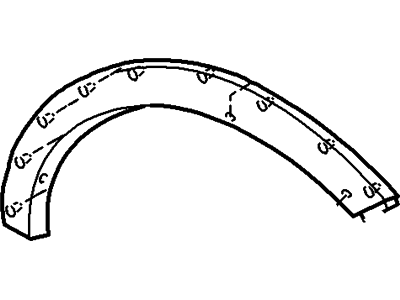 Ford 5L1Z-7829164-AAA Moulding