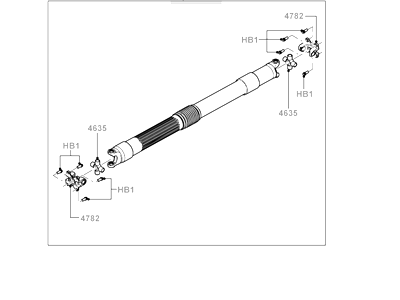 2014 Ford Mustang Drive Shaft - BR3Z-4602-C