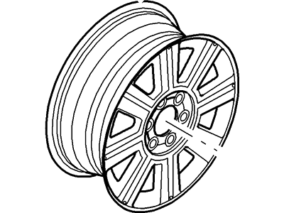 Mercury Montego Spare Wheel - 7G1Z-1007-A