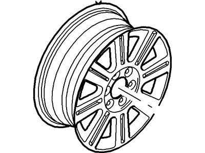 Lincoln Zephyr Spare Wheel - 6H6Z-1007-AA