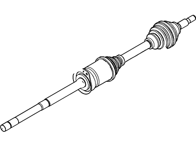 Ford BB5Z-3B436-Z Front Axle Shaft