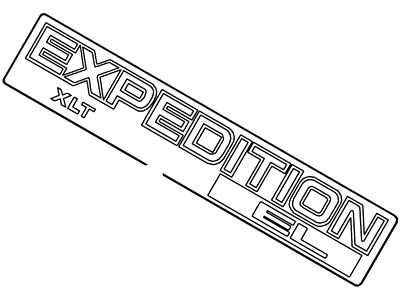 2014 Ford Expedition Emblem - 9L1Z-4042528-A