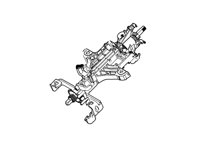 Ford F53 Stripped Chassis Steering Column - 5U9Z-3C529-A
