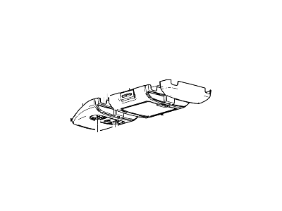 Ford 4L3Z-18519A70-AAD Console Assembly - Overhead
