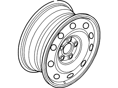 Ford 8A5Z-1007-D Wheel Assembly