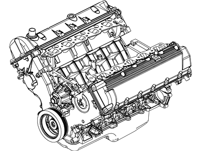 Ford 9C2Z-6006-AA Service Engine Assembly