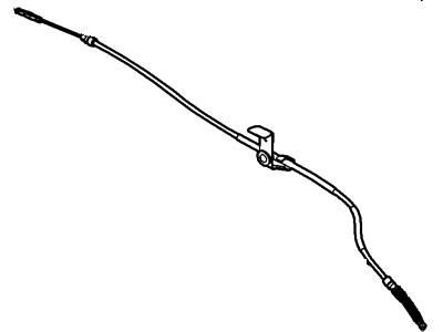 Ford E-150 Parking Brake Cable - 7C2Z-2A635-B