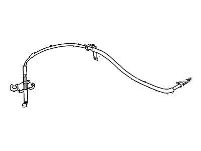 Ford 1W4Z-9A758-AA Throttle Control Cable Assembly