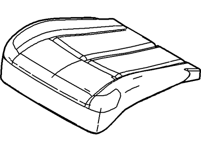Ford 7L1Z-78632A23-A Seat Cushion Pad