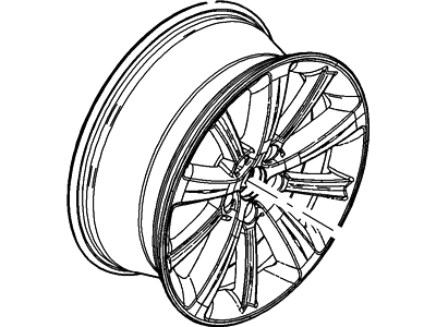 Ford 8A5Z-1007-C Wheel Assembly