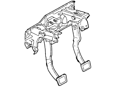 Ford F7CZ-2455-BL Pedal Assembly - Brake