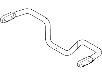 Ford F53 Stripped Chassis Sway Bar Kit - 9U9Z-5A772-A