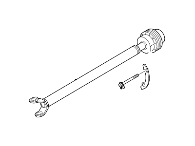 Ford 1L2Z-4A376-AA Drive Shaft Assembly