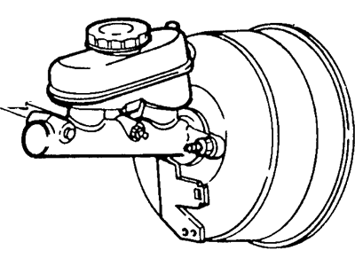 Lincoln Brake Master Cylinder - F8AZ-2140-AA